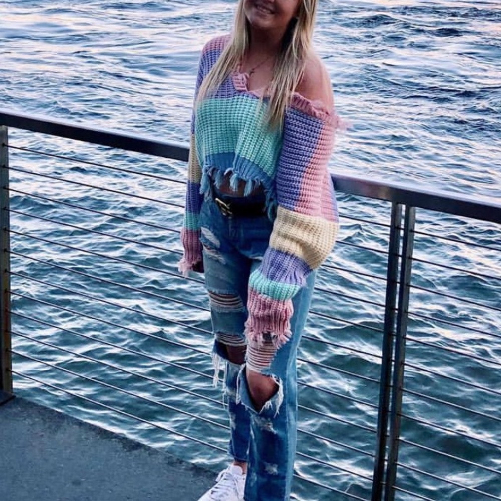 Multicolored sweater